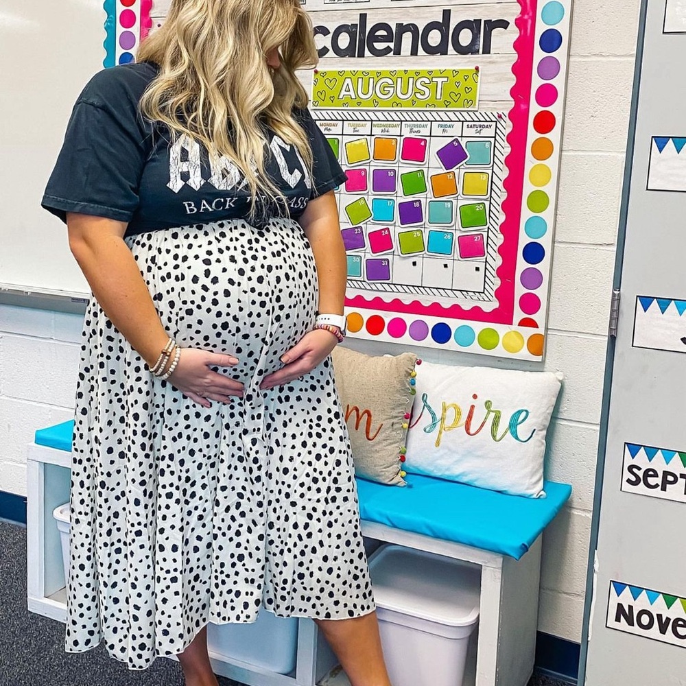 Polka dot skirt